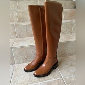 Franco Sarto Women’s Dorica Knee High Leather Boot - size 6.5 M